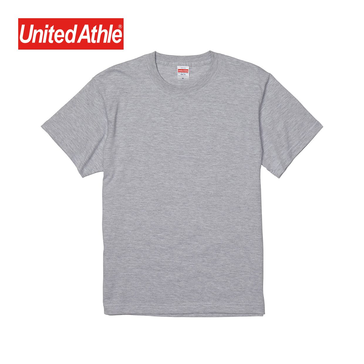 United Athle 5.6オンス ハイクオリティー Tシャツ　アッシュ
