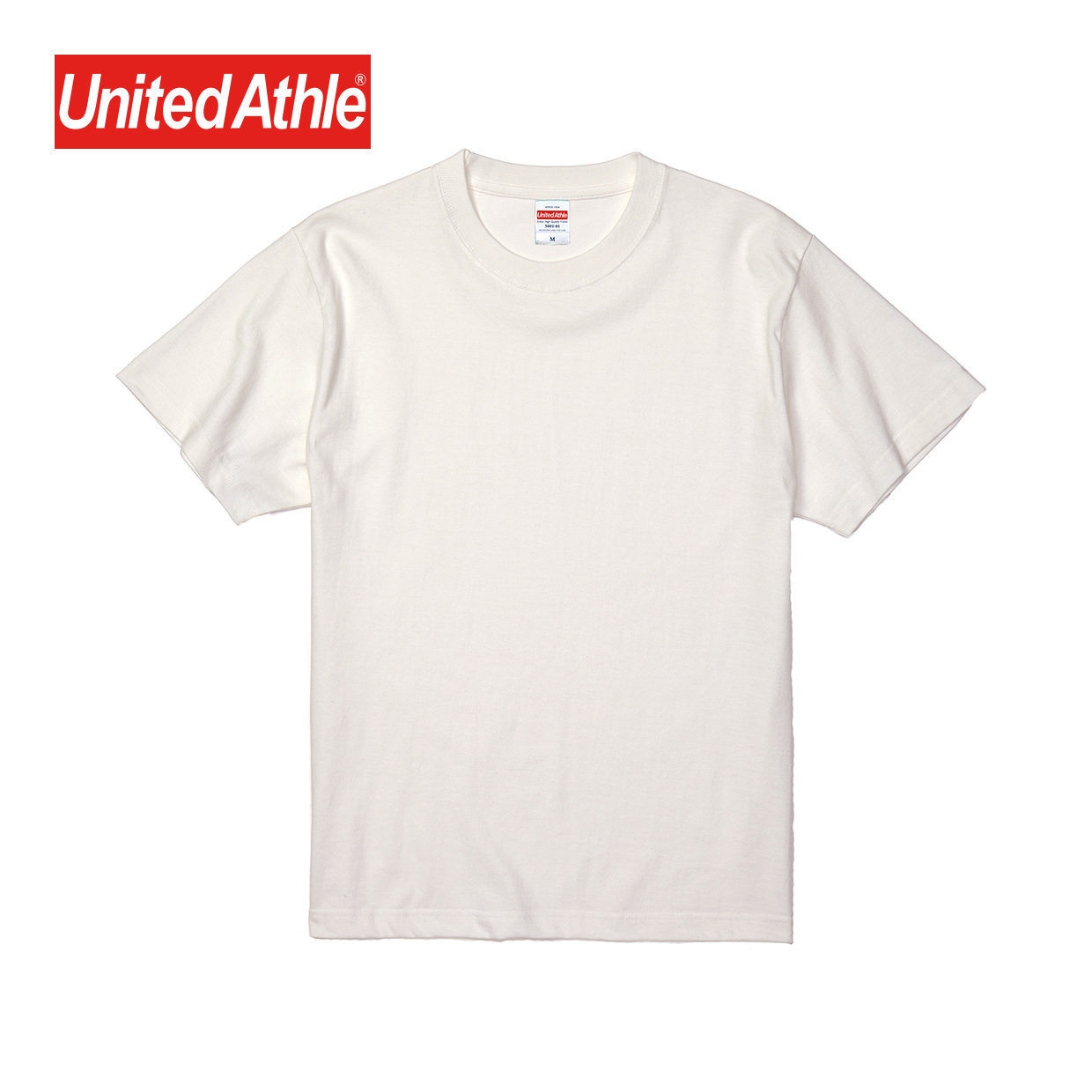 United Athle 5.6オンス ハイクオリティー Tシャツ　バニラホワイト