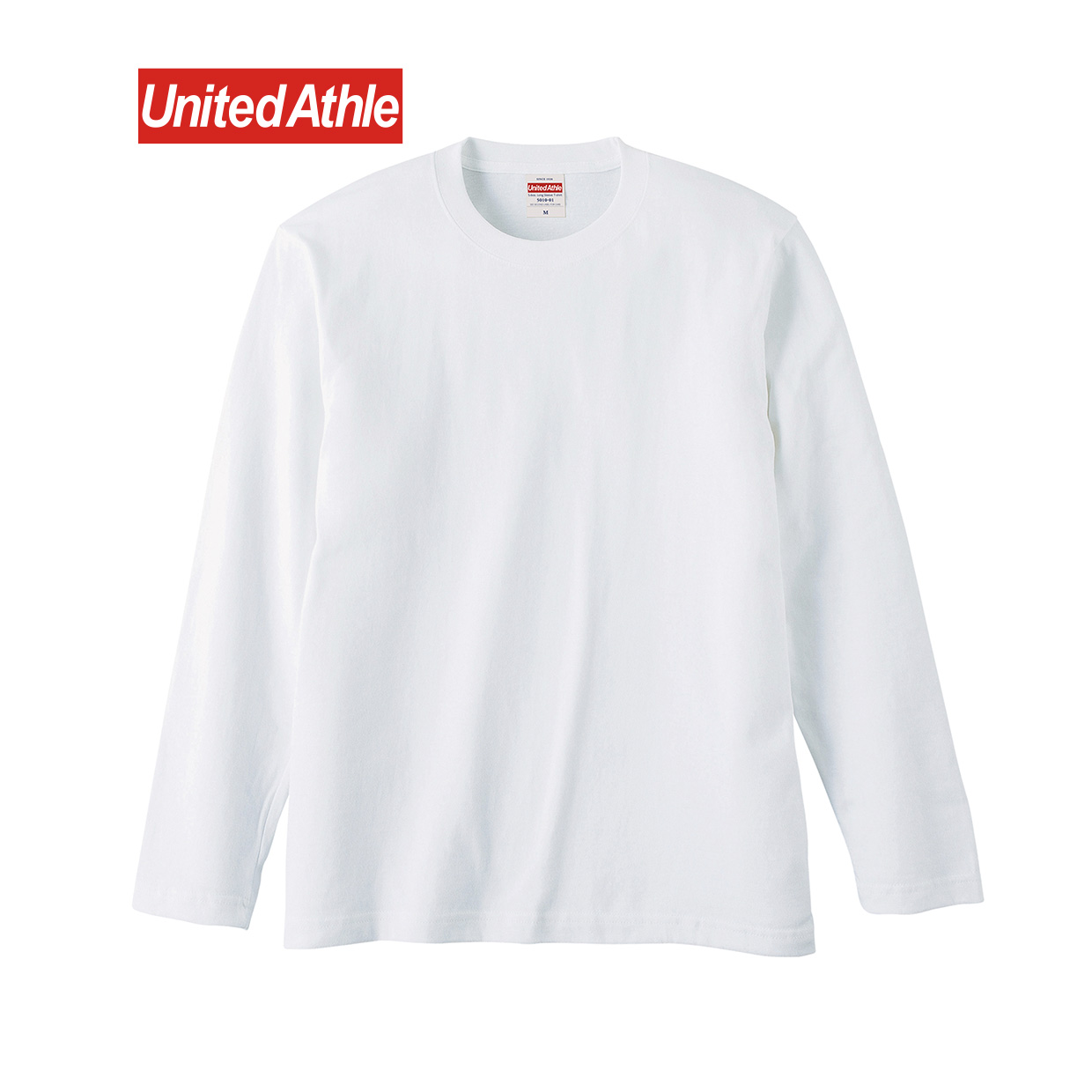 United Athle 5.6オンス ロングスリーブ Tシャツ　ホワイト